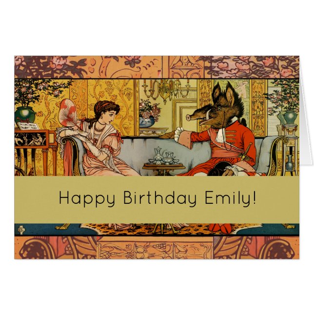 Beauty Beast Classic Fairy Tale Zeichen (Vorderseite (Horizontal))