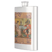 Beauty Beast Classic Fairy Tale Zeichen Flachmann (Links)