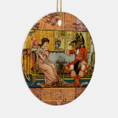 Beauty Beast Classic Fairy Tale Zeichen Keramik Ornament (Rechts)