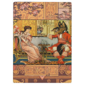Beauty Beast Classic Fairy Tale Zeichen Klemmbrett (Rückseite)