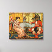 Beauty Beast Classic Fairy Tale Zeichen Leinwanddruck (Vorderseite)