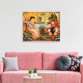 Beauty Beast Classic Fairy Tale Zeichen Leinwanddruck (Insitu (Wohnzimmer))