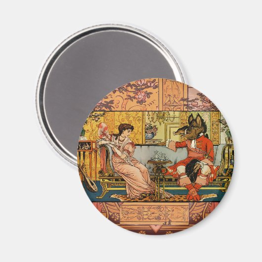 Beauty Beast Classic Fairy Tale Zeichen Magnet (Vorderseite/Rückseite)
