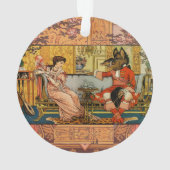 Beauty Beast Classic Fairy Tale Zeichen Ornament (Rückseite)