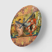 Beauty Beast Classic Fairy Tale Zeichen Runde Wanduhr (Winkel)