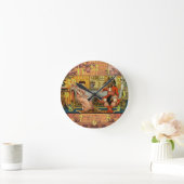 Beauty Beast Classic Fairy Tale Zeichen Runde Wanduhr (Zuhause)