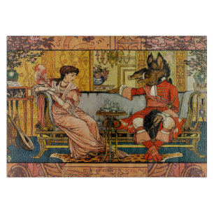 Beauty Beast Classic Fairy Tale Zeichen Schneidebrett
