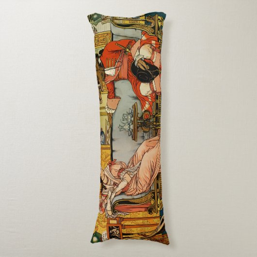 Beauty Beast Classic Fairy Tale Zeichen Seitenschläferkissen (Vorderseite Vertikal)