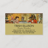 Beauty Beast Classic Fairy Tale Zeichen Visitenkarte (Rückseite)