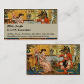 Beauty Beast Classic Fairy Tale Zeichen Visitenkarte (Vorne/Hinten)