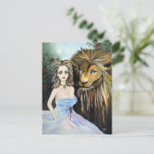 Beauty & Beast Postkarte (Stehend Vorderseite)