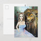 Beauty & Beast Postkarte (Vorne/Hinten)