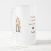 Beauty Beholder Beer Stein Mattglas Bierglas (Vorderseite Links)