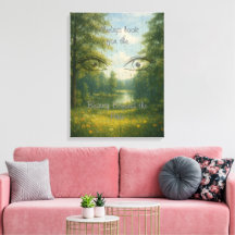 Beauty Beyond the Pain Stretched Leinwand Print