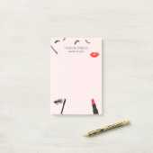 Beauty Biz Eyelashes Post-it Klebezettel (Auf Schreibtisch)