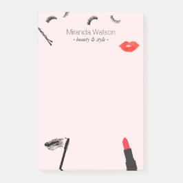 Beauty Biz Eyelashes Post-it Klebezettel
