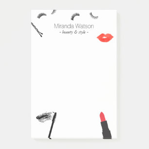 Beauty Biz Eyelashes Post-it Klebezettel