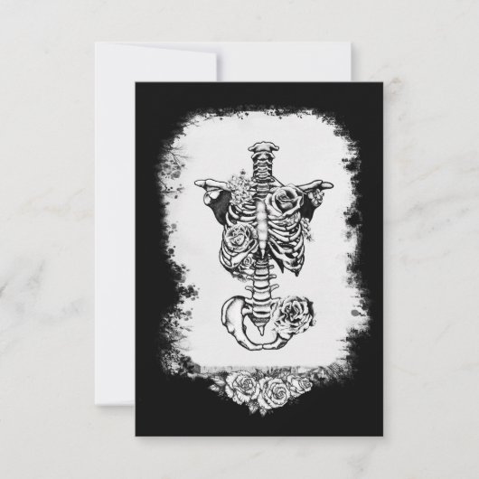 Beauty bleibt Note Card Dankeskarte (Vorderseite)