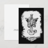 Beauty bleibt Note Card Dankeskarte (Vorne/Hinten)