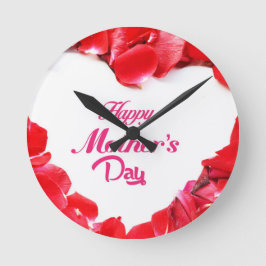 Beauty Bloom Blume Runde Wanduhr