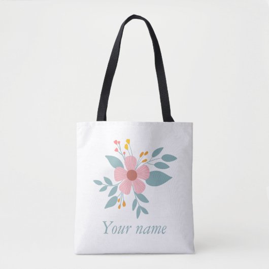 Beauty-Blume Tasche (Vorderseite)