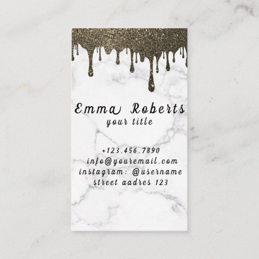Beauty Bokeh Shine Glitzer Sparkling Business Card Visitenkarte (Rückseite)