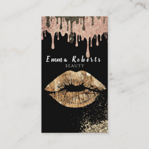 Beauty Bokeh Shine Glitzer Sparkling Business Card Visitenkarte