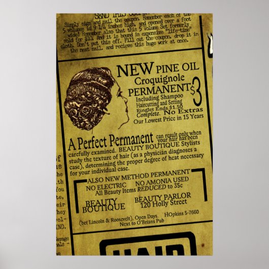 Beauty-Boutique Poster (Vorne)