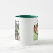 Beauty, Brains, Birdsense Gordon Setter Ceramc Mug Tasse (Zentrum)