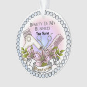 Beauty Business Beautician Ornament (Vorderseite)