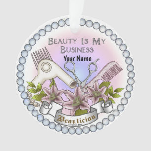Beauty Business Beautician Ornament