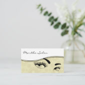 Beauty Business Cards Visitenkarte (Stehend Vorderseite)