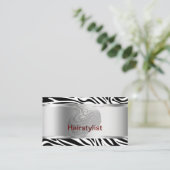 Beauty Business Cards Visitenkarte (Stehend Vorderseite)