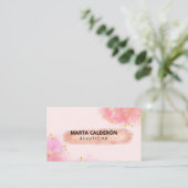 beauty_bussinesCard Visitenkarte (Stehend Vorderseite)