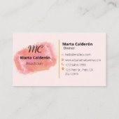 beauty_bussinesCard Visitenkarte (Rückseite)