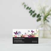 Beauty Butterflies Natur Inspiriert Visitenkarte (Stehend Vorderseite)