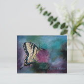 Beauty Butterfly Postcard Postkarte (Stehend Vorderseite)