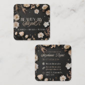 Beauty By Steph R Custom Ordered Square Business C Quadratische Visitenkarte (Vorne/Hinten)