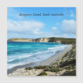 "Beauty Captured: Iconic Coastline Kangaroo Island Magnetkarte (Vorderseite)