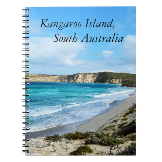 "Beauty Captured: Iconic Coastline Kangaroo Island Notizblock (Vorderseite)