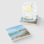 "Beauty Captured: Iconic Coastline Kangaroo Island Steinuntersetzer (Seitenansicht)