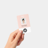 Beauty chic goldstunde pink feminin name ausweis (Handheld)