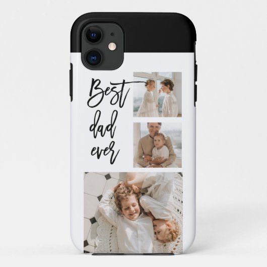 Beauty Collage Foto Bester Vater je Geschenk Case-Mate iPhone Hülle (Rückseite)