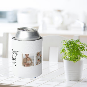 Beauty Collage Foto Bester Vater je Geschenk Dosenkühler