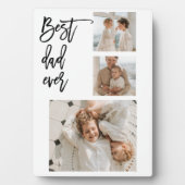 Beauty Collage Foto Bester Vater je Geschenk Fotoplatte (Vorderseite)