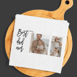 Beauty Collage Foto Bester Vater je Geschenk Geschirrtuch<br><div class="desc">Beauty Collage Foto Best Vater Ever Geschenk ist ein personalisiertes Geschenk, das Schönheit und sentimental Wert zu schaffen, ein bedeutendes Geschenk für Ihren Vater. Das Geschenk ist eine Collage von sorgfältig ausgewählten Fotos von Ihnen und Ihrem Vater, die in einer schönen und künstlerischen Art und Weise angeordnet sind. Die Fotos...</div>