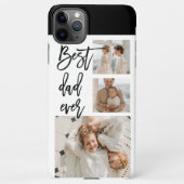 Beauty Collage Foto Bester Vater je Geschenk iPhone Hülle (Rückseite)
