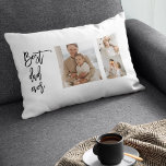 Beauty Collage Foto Bester Vater je Geschenk Lendenkissen<br><div class="desc">Beauty Collage Foto Best Vater Ever Geschenk ist ein personalisiertes Geschenk, das Schönheit und sentimental Wert zu schaffen, ein bedeutendes Geschenk für Ihren Vater. Das Geschenk ist eine Collage von sorgfältig ausgewählten Fotos von Ihnen und Ihrem Vater, die in einer schönen und künstlerischen Art und Weise angeordnet sind. Die Fotos...</div>