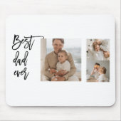 Beauty Collage Foto Bester Vater je Geschenk Mousepad (Vorne)