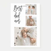 Beauty Collage Foto Bester Vater je Geschenk Post-it Klebezettel (Vorderseite)